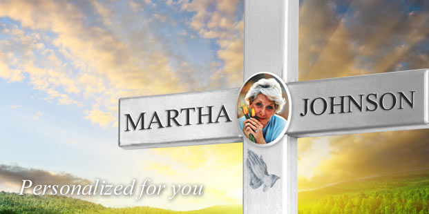 Stainless Steel Roadside Memorial crosses
